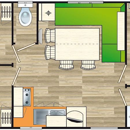 Charmant Mobil Home 6 Personnes Avec Clim Reversible Boofzheim Экстерьер фото