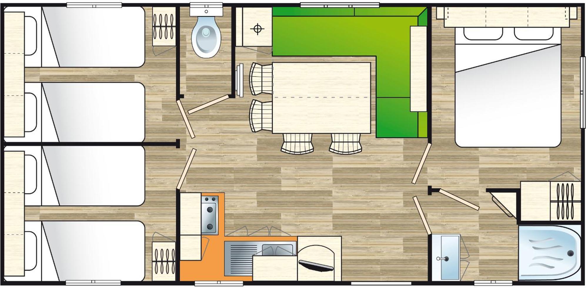 Charmant Mobil Home 6 Personnes Avec Clim Reversible Boofzheim Экстерьер фото